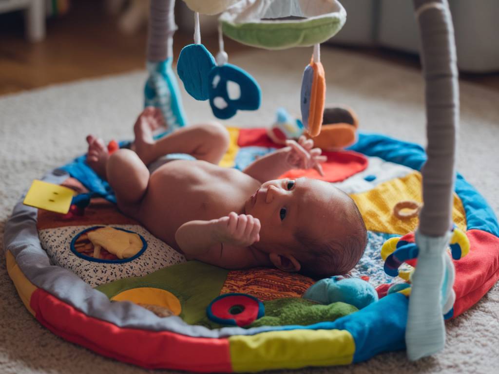 les tapis d'éveil sensoriels : comment stimuler bébé dès les premiers mois ?