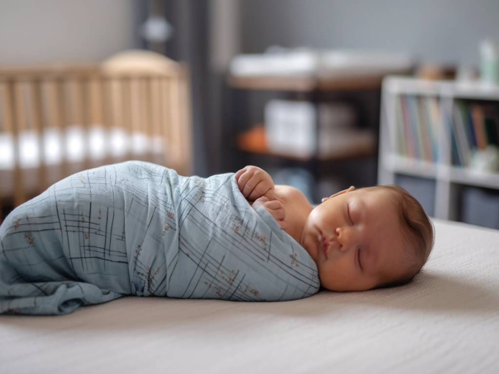 Les avantages d’une couverture d’emmaillotage pour le sommeil de bébé